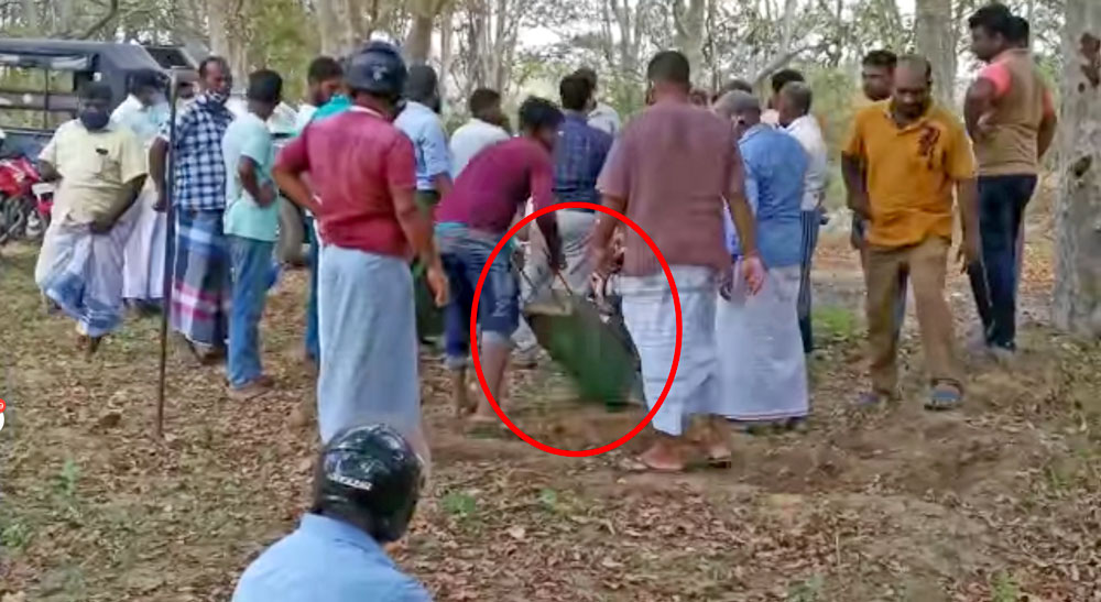 Lahugala Land grabbing
